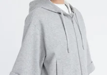 Peserico - Cotton and Lurex hoodie